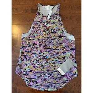 Lululemon Size 6 Run Off Route Tank SEAWHEEZE 2020 Super Sonic Alpine Multi